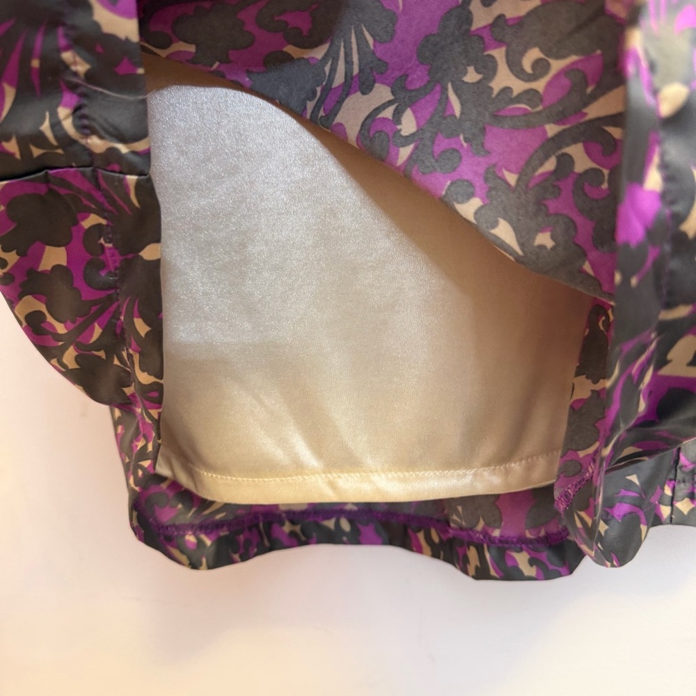 dELiA*s Purple and Black Floral Midi Dress - Picture 6 of 6